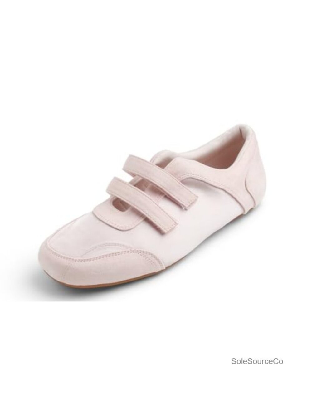 Cushioned Padded Mary Jane Flats Double Straps Soft Fabric Slip On Comfort